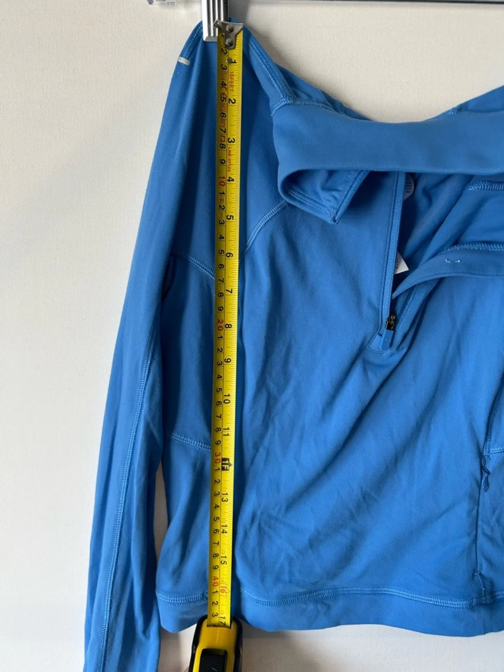 lululemon athletica long-sleeve half-zip top in bright blue - Picture 8 of 10